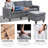 76.3 " Faux Leather Sofa
