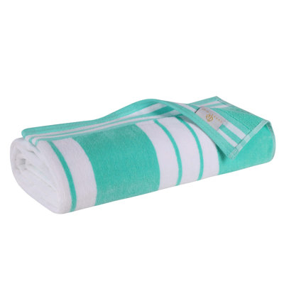 Chira Striped Cotton Beach Towel