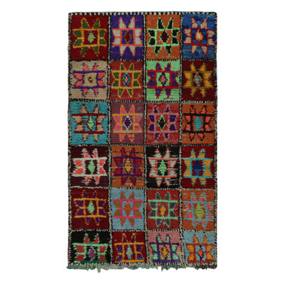 One-of-a-Kind 4'4" X 7'7" Hand Knotted Area Rug