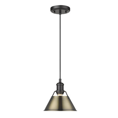 Luminaire suspendu conique à 1 lumière Weatherford