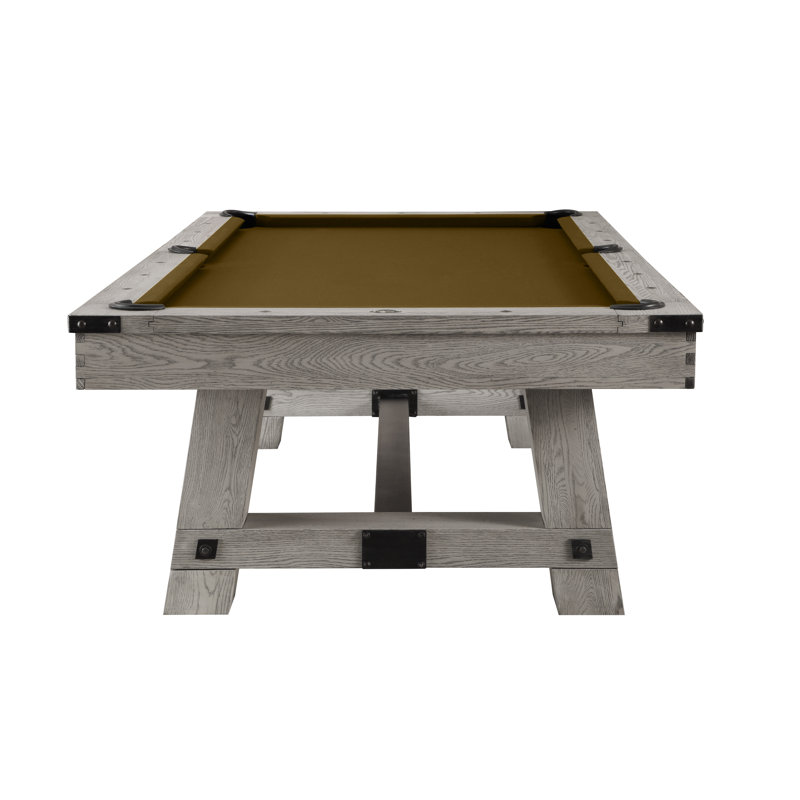 Table de billard en ardoise Playcraft Yukon avec installation professionnelle incluse, H 33 po x l 57 po x L 101 po, Taupe