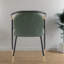 Comfort Padded Dining Chairs, Pu Metal Frame, Modern Style For Kitchen