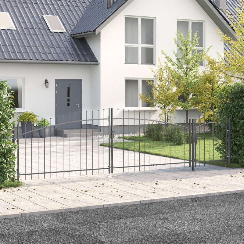 Double Gate with Lock, 100 x 500 cm