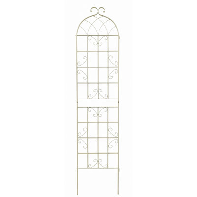 Barrière de jardin, treillis de jardin en métal antirouille pour les plantes grimpantes