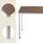 Tusayan 6 - Person Four Leg Dining Set-1211583263
