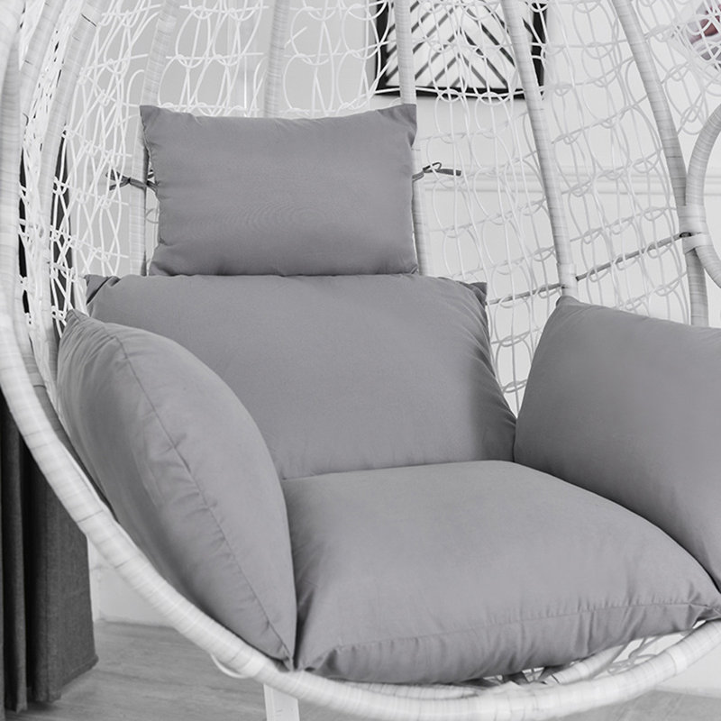 Egg-shaped single swing basket seat cushion