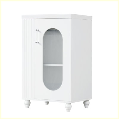 Meuble-lavabo moderne avec tablette à deux niveaux