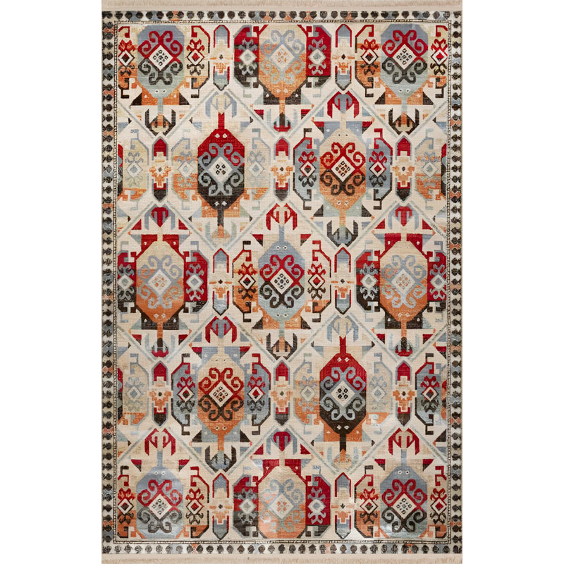 Tapis intérieur / extérieur Sarla, Rectangle 3 pi 11 po x 5 pi 11 po