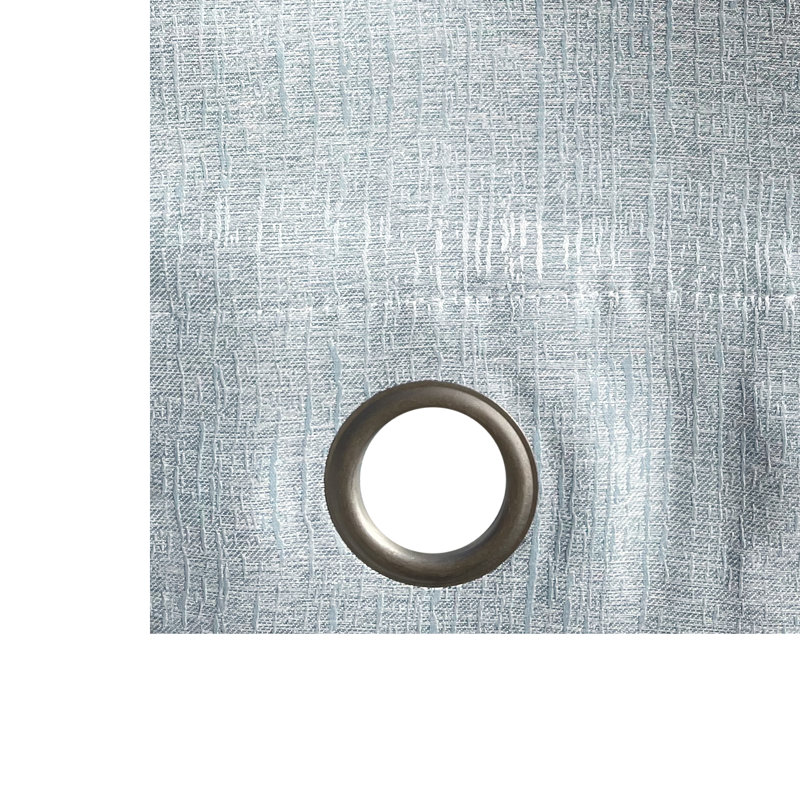 Mylaa Blackout Curtain Pair, Gray