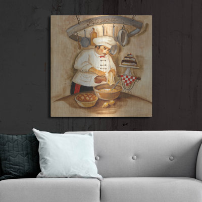 Charlton Home® 'Patisserie' by Silvia Vassileva Metal Wall Art,