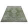 Designer velor rug Mridional green