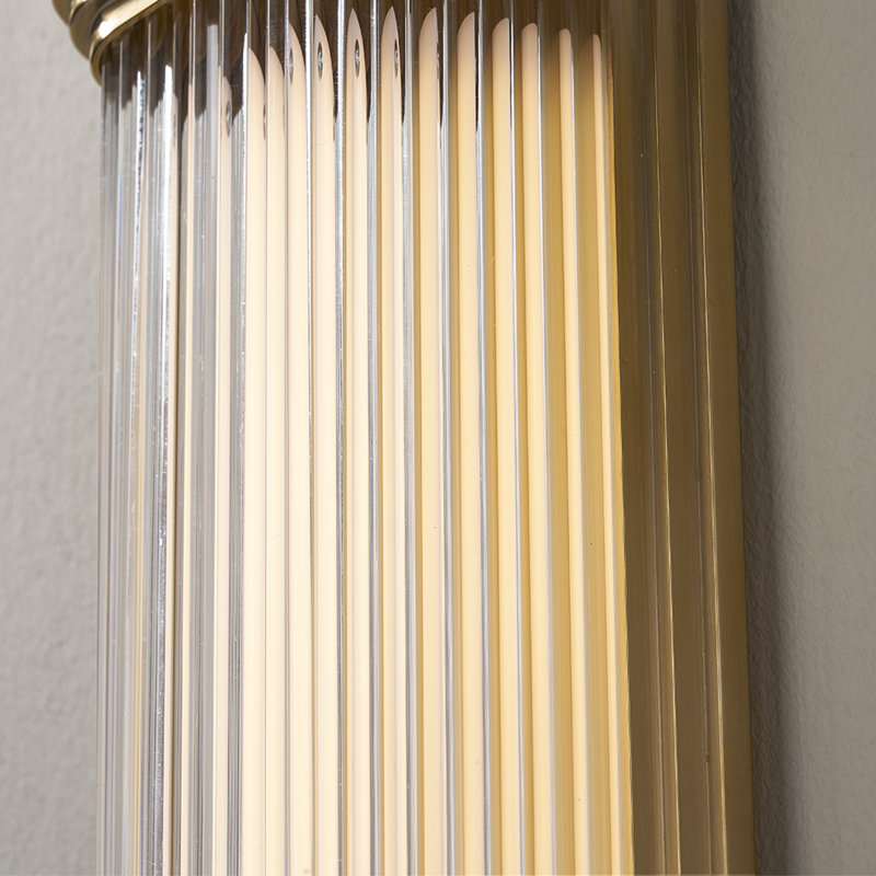 Newburgh 1 Light Bath and Vanity, 24.5" H x 5.25" W x 5.25" D, Aged Brass