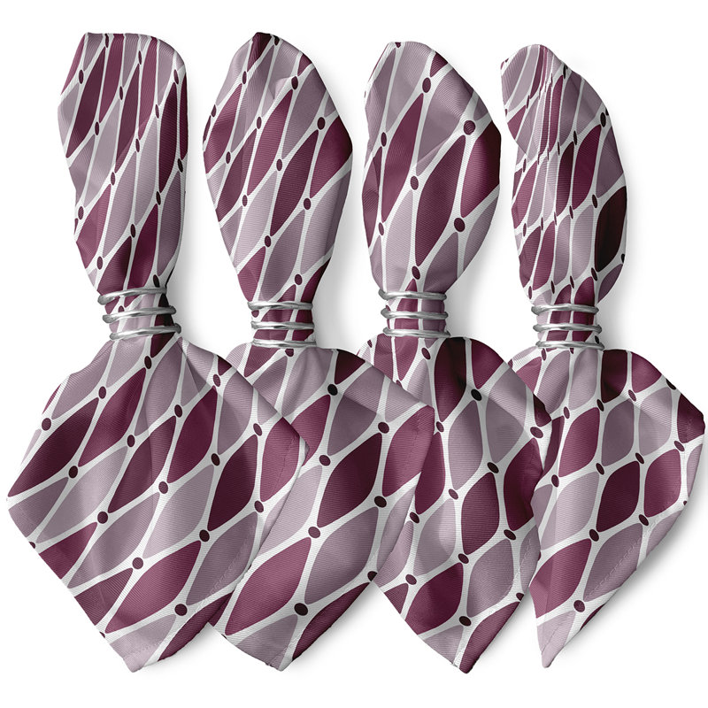Ensemble de serviettes 4 pièces Odelina Raina, Mauve