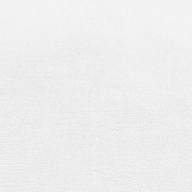 Rouleaux de papier peint uni texturé blanc