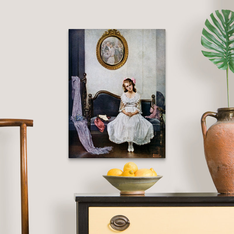 Art mural sur toile The Wallflower, Toile tendue, H 24 po x l 18 po x P 1,25 po