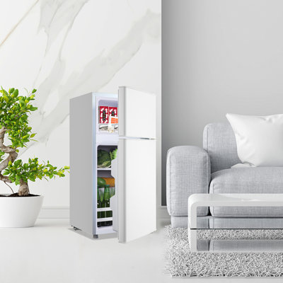 DEMULLER Arcticfresh Storage Suite 2.4 Cubic Feet Freestanding Mini Fridge with Freezer