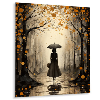 " Fashion Woman With Umbrella I "
