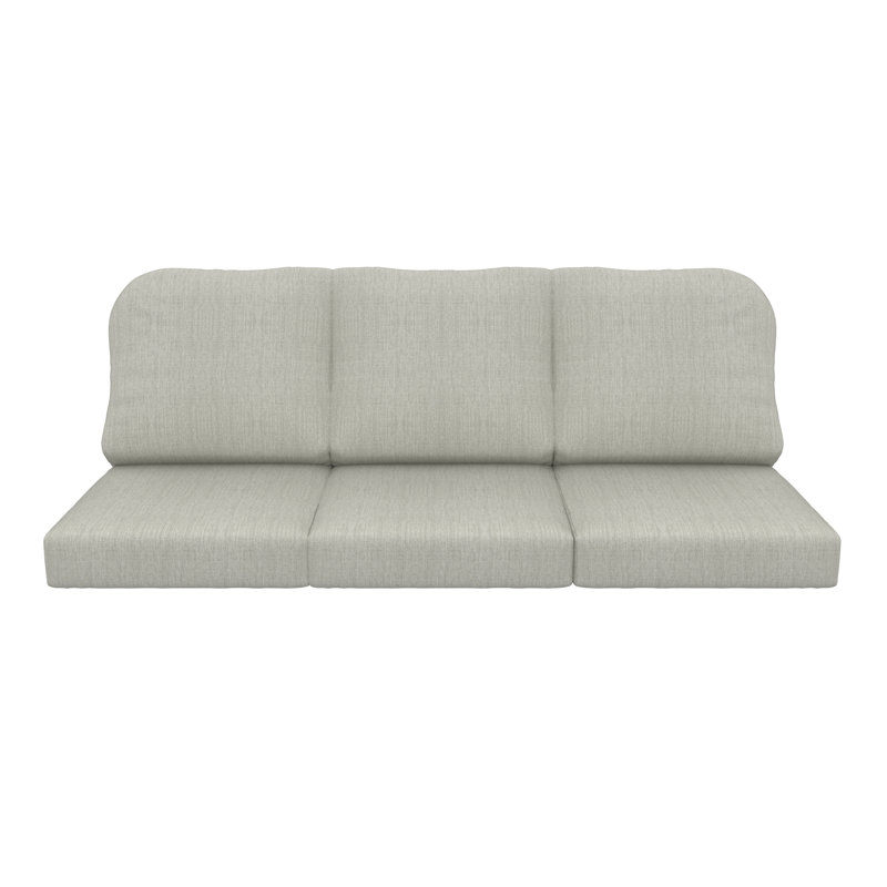 Outdoor Sunbrella® 3 Seater Sofa Cushions, Canvas Granite Sunbrella® Canvas