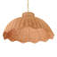 Grand luminaire suspendu festonné en rotin 60 watts-399092709