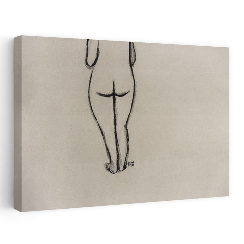 Contemporary Art Contemporary Modern Abstract Wall Art by Janel Bragg - Wrapped Canvas Print, 30.48 cm H x 45.72 cm W