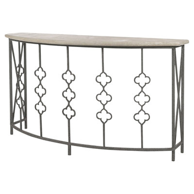 Quatrefoil 60'' Console Table