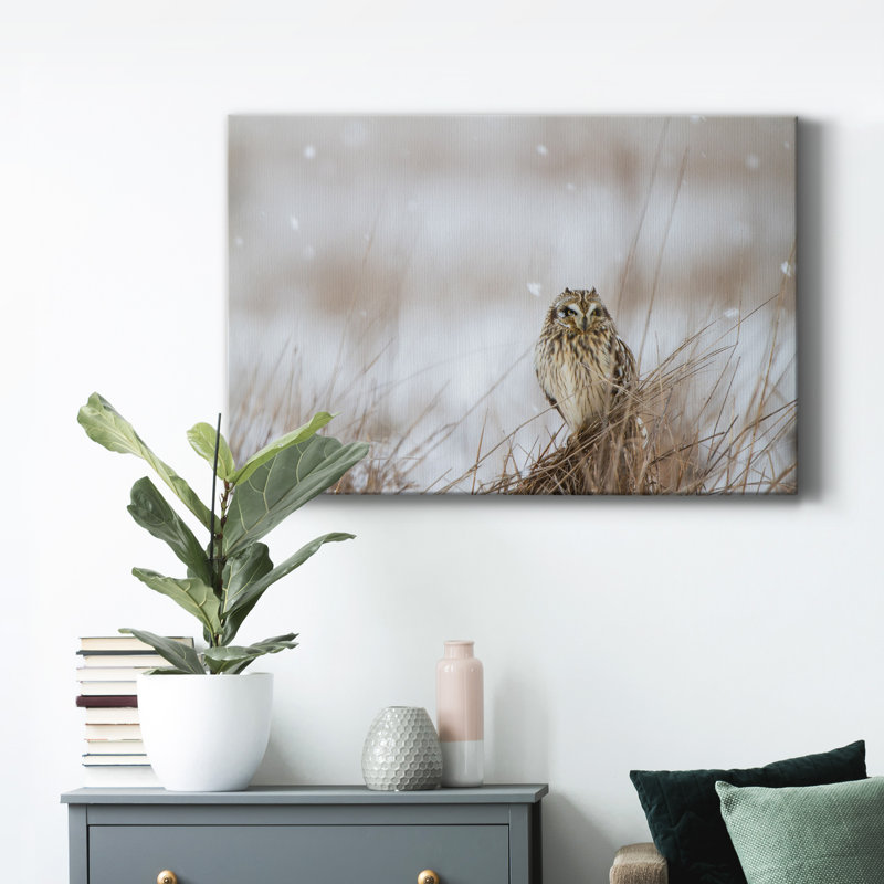 Prairie Winter - photographie sur toile tendue, H 12 po x l 8 po x P 1 po
