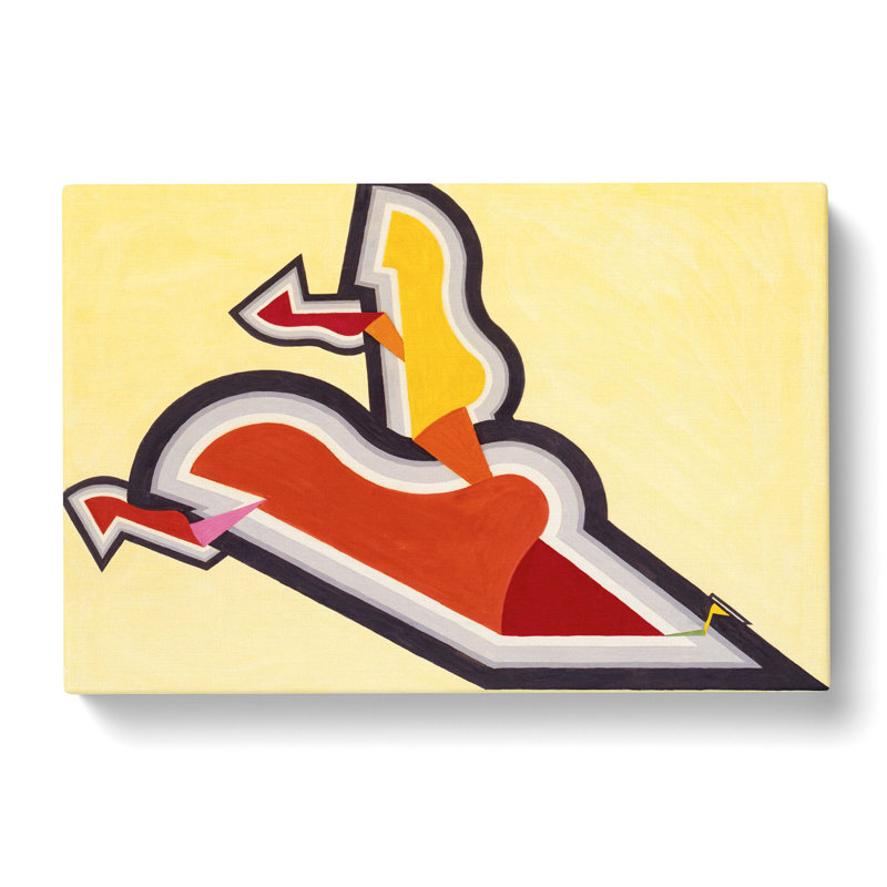 Study In Rhythm by Joseph Schillinger - Wrapped Canvas Painting, 40cm H x 60cm W x 3cm D