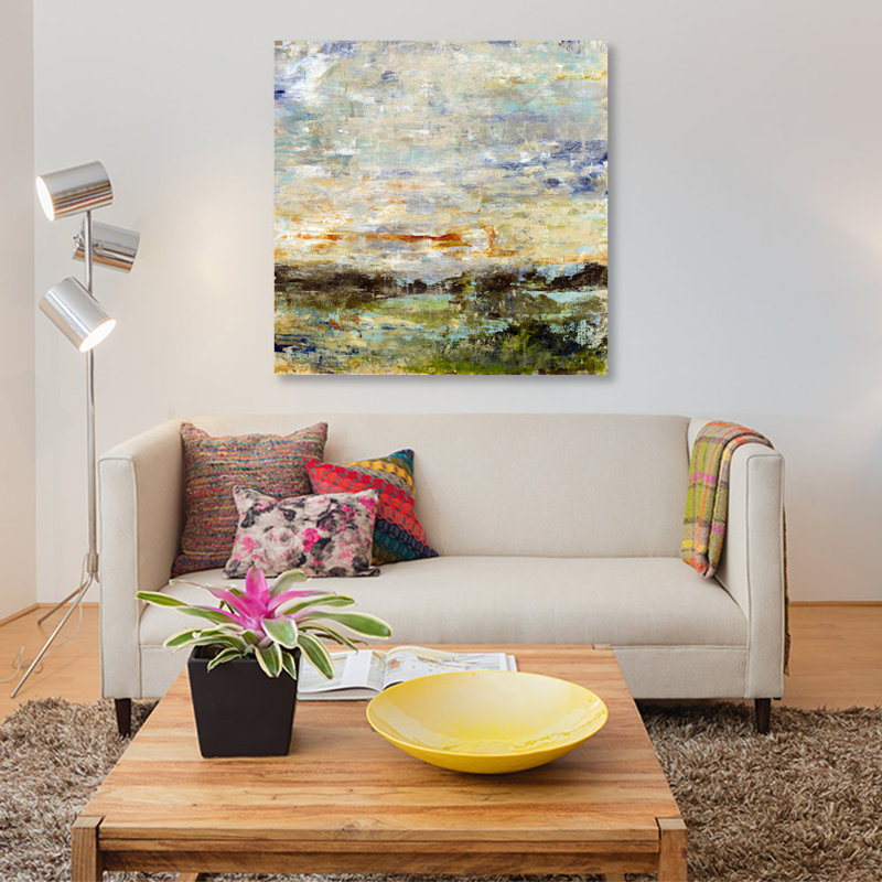 «Hillside View», reproduction sur toile, H 48 po x l 48 po x P 1,5 po, Wrapped Canvas, Pas de tapis