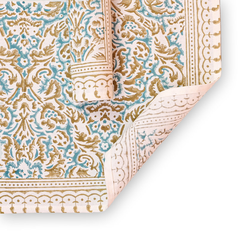 Ensemble de 4 napperons en coton Athena