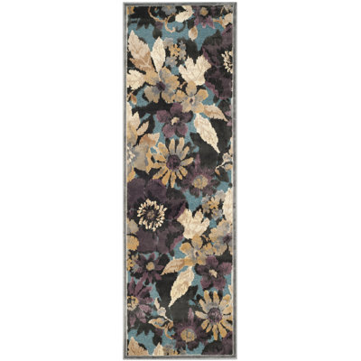 Lemuel Floral Chenille Area Rug