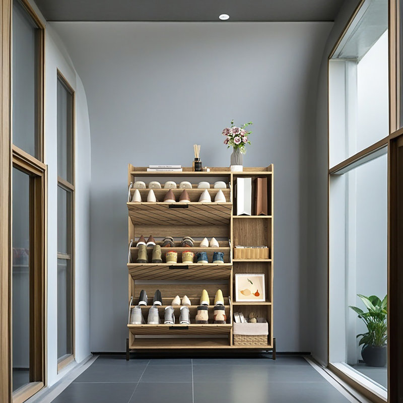 Rangement pour 18 paires de chaussures, Bois flottant
