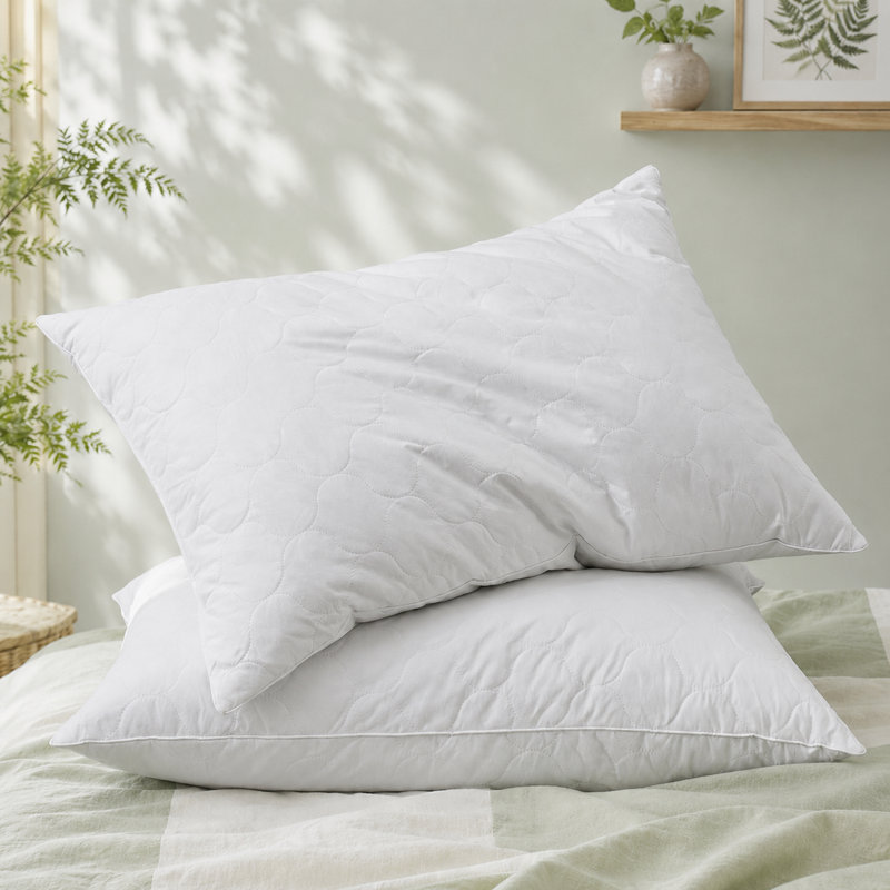 Oreiller ferme en mélange de duvet, Standard