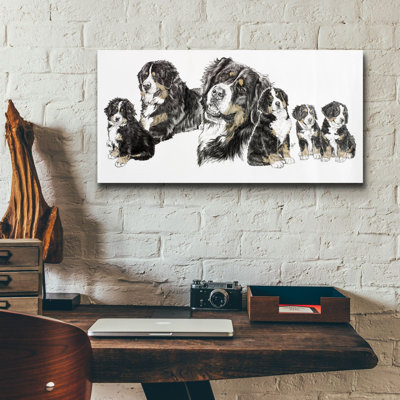 " Bernese Mountain Dog " by Barbara Keith