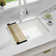 28" W x 18" L Granite Stone Single Bowl Undermount Kitchen Sink with Accessories