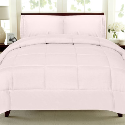 Ensemble d'édredon et de draps toutes saisons 4 pièces / 6 pièces de couleur unie par Sweet Home Collection