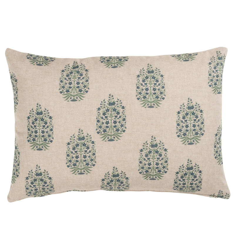 Floral Cushion, Synthetic filled, 43x30cm