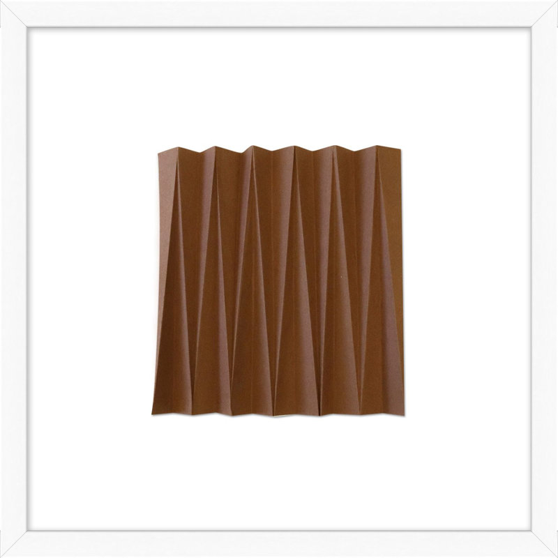 Dimensional Folded Accordian 2 Print by Mat Sanders