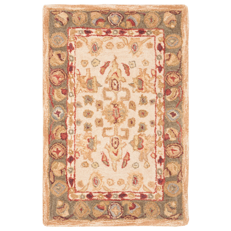 Tingley Hand Tufted Wool Pile Oriental Rug, Rectangle 2' x 3'