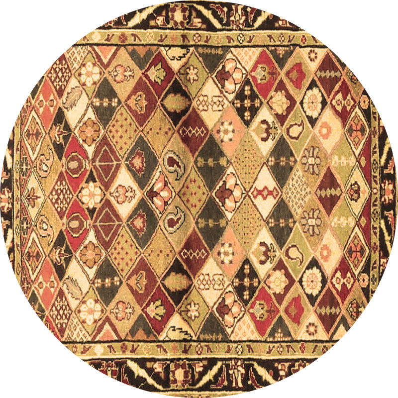 Performance Oriental Indoor Rug, Round 7'
