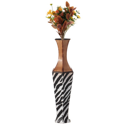 Biaggio Metal Floor Vase