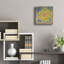 «Golden Flower» par Sharon Pitts, art mural en verre acrylique-1463414050