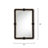 Mysaria Jute Rectangle Wall Mirror