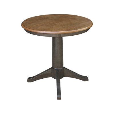 Imilia Solid Wood Pedestal Dining Table