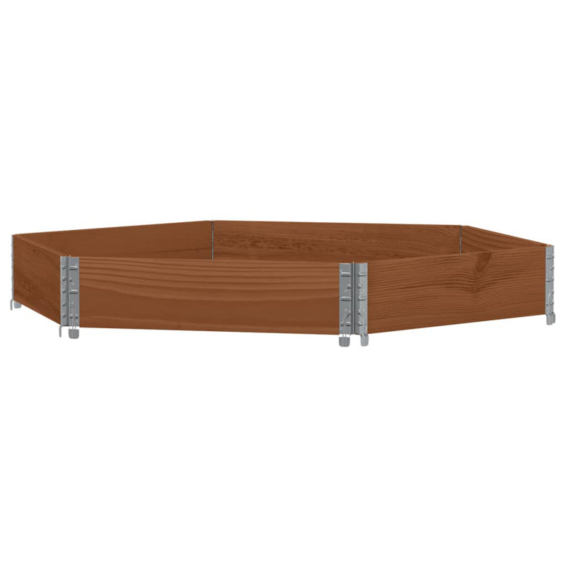 Leesa Wood Vertical Garden, Brown