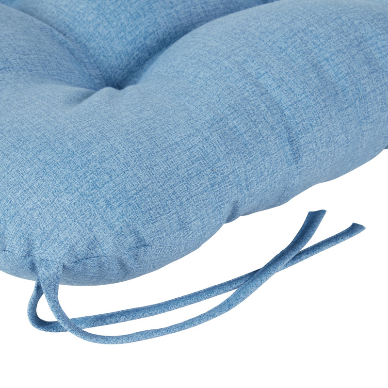 Coussin de chaise d'extérieur Lester, En jean, 1, H 21 po x l 21 po x P 21 po