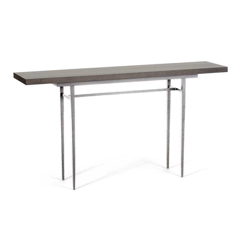 Wick Console Table, Sterling, 32.1" H x 60" W x 14" D, Gray