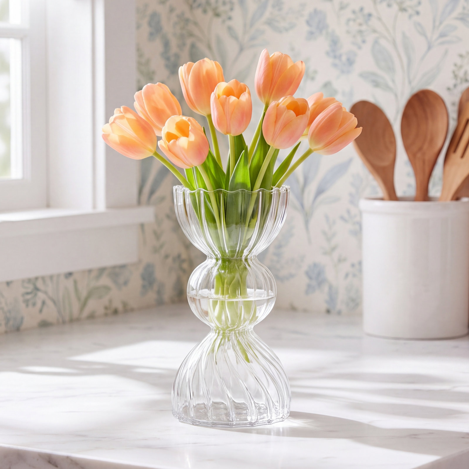 Amaya 5.75'' Handmade Glass Table Vase