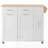 K&K Kitchen Island With Drop Leaf-403088986