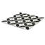 Carreau de mosaïque en verre 2 po x 2 po Eterna Lily-108467137