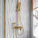 Natural Dorato 1" X 6" Marble Mosaic Wall Tile